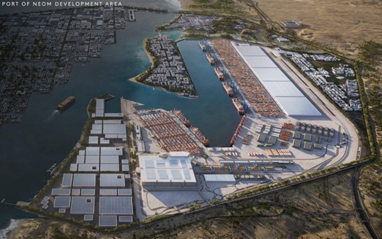 中国-埃及-沙特三国合资企业联合拿下NEOM港口核心工程